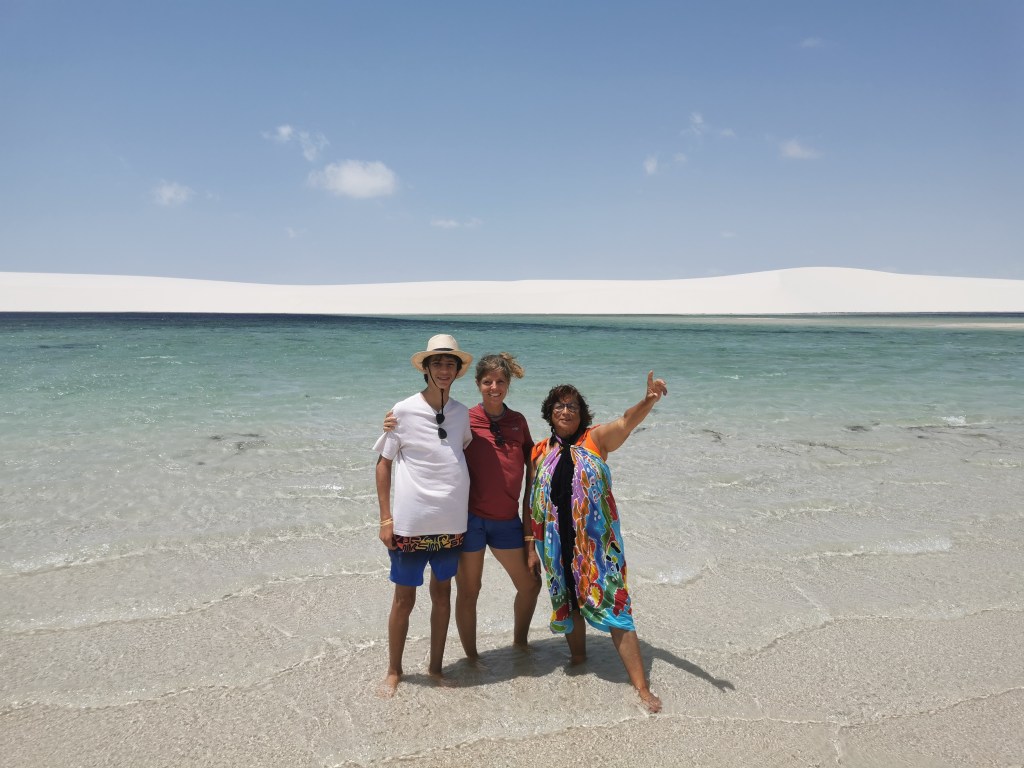Groupe de touristes aux Lençois