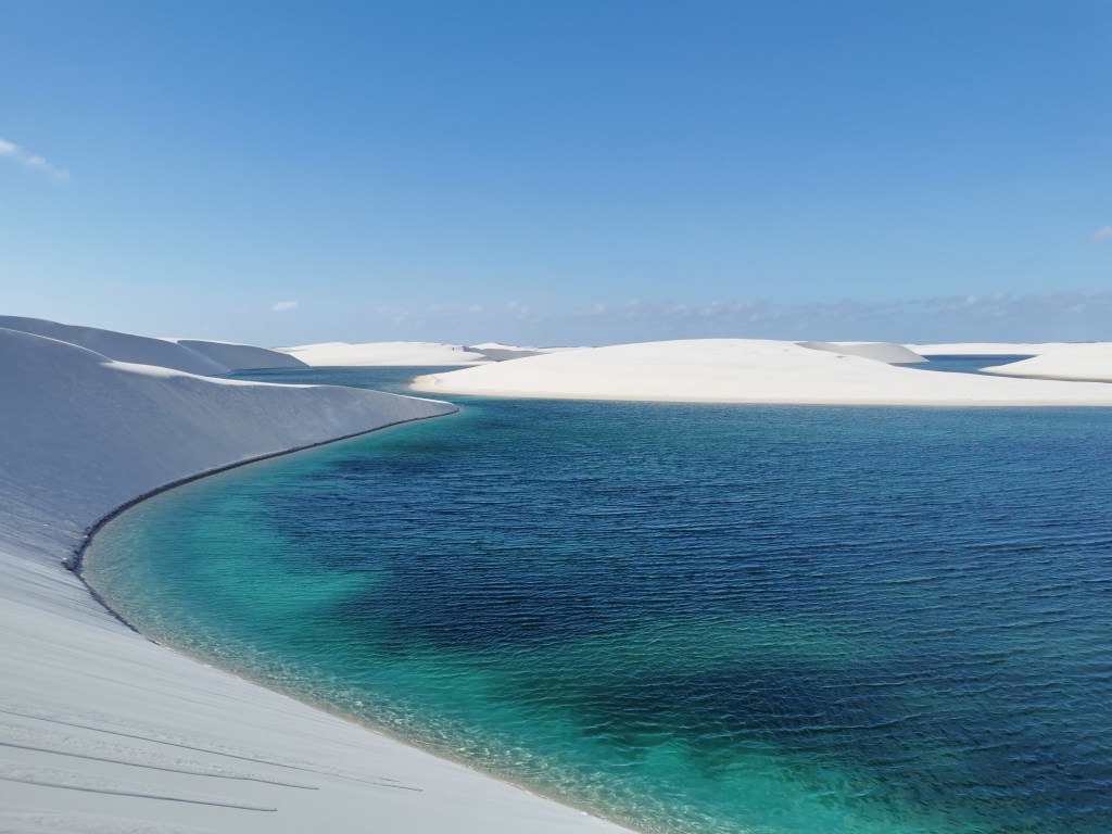 Lencois Maranhenses remplis d'eau